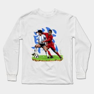 Epic Battle: God vs The Machine Long Sleeve T-Shirt